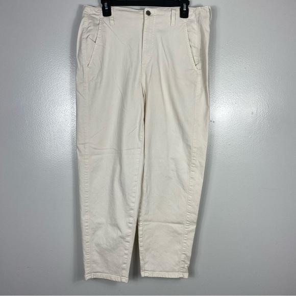 Eileen Fisher lantern jeans organic cotton in bone - Picture 2 of 7
